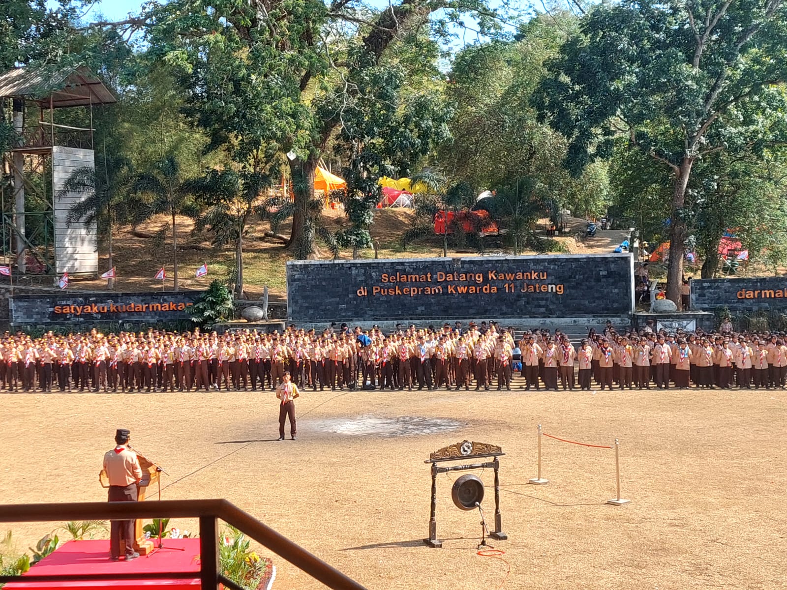 Gladi Widya Cakra Adhi Birawa Tingkat Daerah Jawa Tengah resmi di buka. FOTO: Dok. Tuturpedia.com