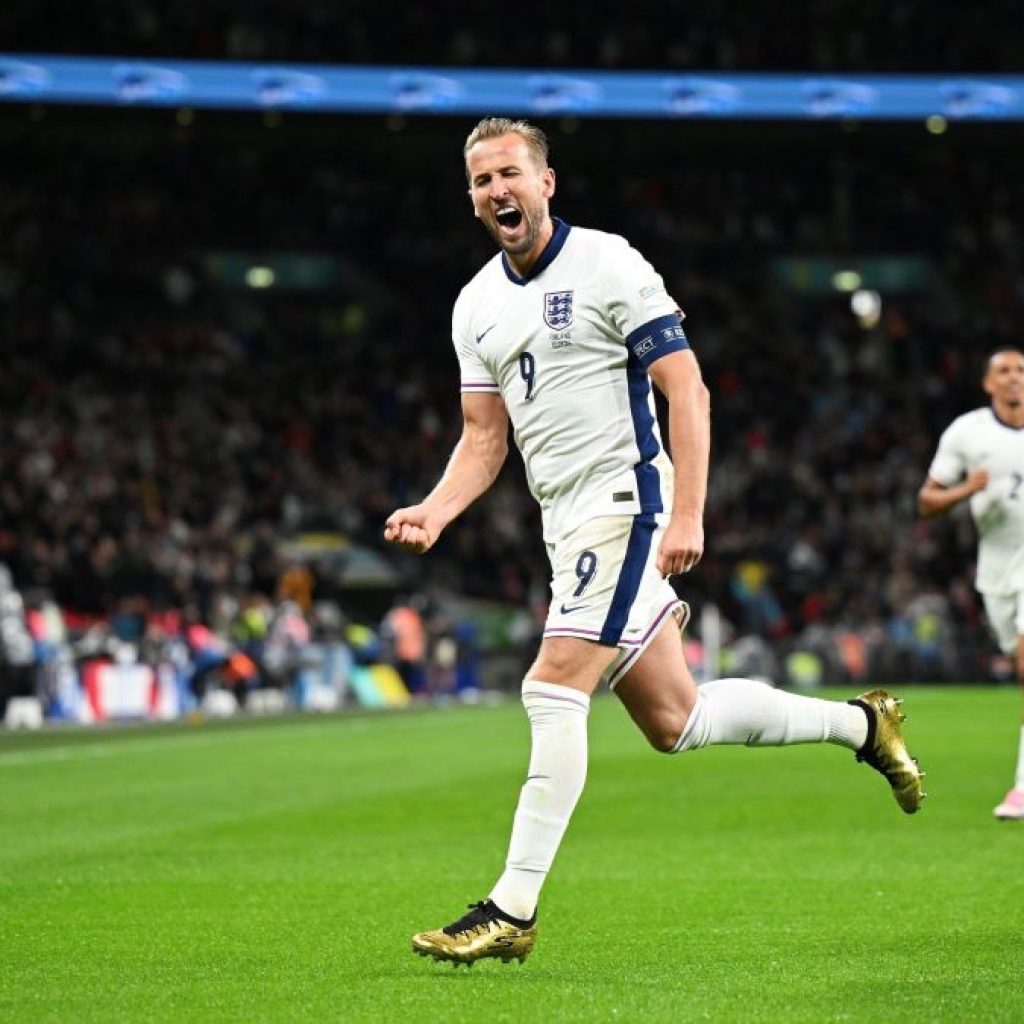 Harry Kane mengoleksi 100 caps bersama timnas Inggris. Foto: x.com/HKane
