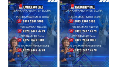 SIAGA 24 JAM! Catat Nomor Penting Ini: Daftar Lengkap Kontak Darurat DAMKAR Kabupaten Blora dari Mako Hingga Pos Randublatung 2 TUTURPEDIA - SIAGA 24 JAM! Catat Nomor Penting Ini: Daftar Lengkap Kontak Darurat DAMKAR Kabupaten Blora dari Mako Hingga Pos Randublatung