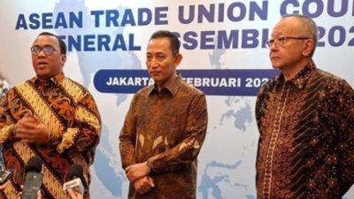 TUTURPEDIA - Aklamasi Serikat Pekerja ASEAN, Andi Gani Kembali Pimpin ATUC 2026–2031