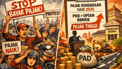TUTURPEDIA - Pajak Kendaraan Naik di Jateng, Seruan “Stop Bayar Pajak” Ramai di Medsos