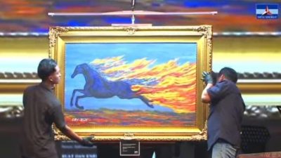 Lukisan SBY “Kuat dan Laksana Kuda Api” Laku Rp 6,5 Miliar 3 TUTURPEDIA - Lukisan SBY “Kuat dan Laksana Kuda Api” Laku Rp 6,5 Miliar