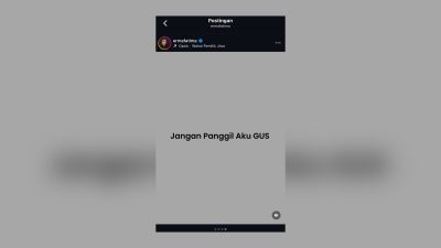 Erma Fatima Kembali, Tapi dengan Banyak Pertanyaan: Isyarat Misterius dan Tulisan “Jangan Panggil Aku Gus” Picu Spekulasi 3 TUTURPEDIA - Erma Fatima Kembali, Tapi dengan Banyak Pertanyaan: Isyarat Misterius dan Tulisan “Jangan Panggil Aku Gus” Picu Spekulasi