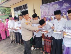 600 Takjil Dibagikan, Bhayangkari dan Polsek Kunduran Santuni Anak Yatim di Bulan Ramadan