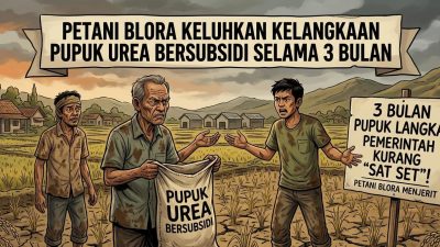 TUTURPEDIA - Tiga Bulan Pupuk Urea Bersubsidi Langka di Todanan, Petani Blora Keluhkan Pemerintah Kurang “Sat Set”