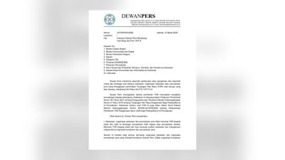 TUTURPEDIA - Dewan Pers Tegaskan: Wartawan Dilarang Minta THR ke Instansi Pemerintah dan Swasta!