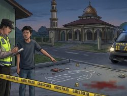 Breaking News! Cekcok di Depan Masjid Berujung Berdarah, Pemuda di Blora Ditusuk Pisau hingga Luka di Leher dan Punggung
