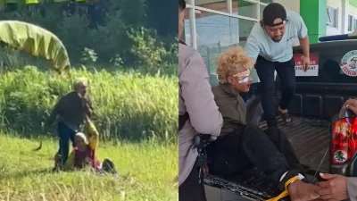 Sadis! Lansia di Jombang Dibacok Anak Jalanan Saat Cari Rumput, Pelaku Babak Belur Dihajar Massa