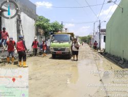 Perkuat Tanggul Dinar Indah dengan Trucuk Bambu, Wali kota Agustina Instruksikan Penanganan Banjir Serentak di Berbagai Titik