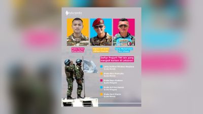 Duka dari Tanah Misi Perdamaian: 3 Prajurit TNI Gugur, 5 Terluka di Lebanon 3 TUTURPEDIA - Duka dari Tanah Misi Perdamaian: 3 Prajurit TNI Gugur, 5 Terluka di Lebanon