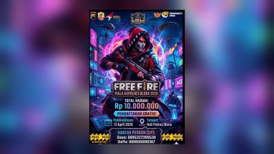 Buruan Daftar! Turnamen Free Fire 'Piala Kapolres 2026' Siap Digelar: Total Hadiah Rp10 Juta, Pendaftaran Gratis! 3 TUTURPEDIA - Buruan Daftar! Turnamen Free Fire 'Piala Kapolres 2026' Siap Digelar: Total Hadiah Rp10 Juta, Pendaftaran Gratis!