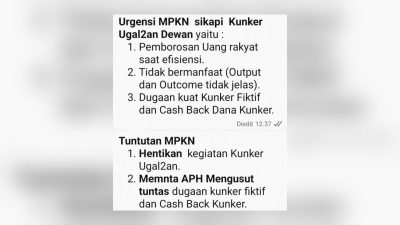 MPKN: Hentikan 'Kunker Ugal-ugalan' DPRD Blora, Diduga Jadi Ajang Bancakan Uang Rakyat! 3 TUTURPEDIA - MPKN: Hentikan 'Kunker Ugal-ugalan' DPRD Blora, Diduga Jadi Ajang Bancakan Uang Rakyat!