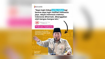 TUTURPEDIA - Prabowo Ingin “Hidup 1.000 Tahun Lagi”, Demi Menyaksikan Indonesia Jadi Bangsa Besar