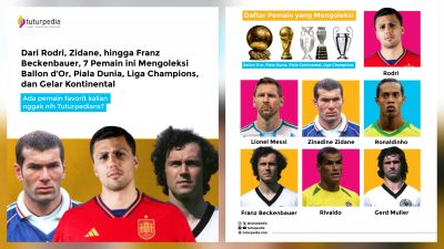 Dari Rodri, Zidane, hingga Franz Beckenbauer, 7 Pemain ini Mengoleksi Ballon d’Or, Piala Dunia, Liga Champions, dan Gelar Kontinental 3 TUTURPEDIA - Dari Rodri, Zidane, hingga Franz Beckenbauer, 7 Pemain ini Mengoleksi Ballon d’Or, Piala Dunia, Liga Champions, dan Gelar Kontinental