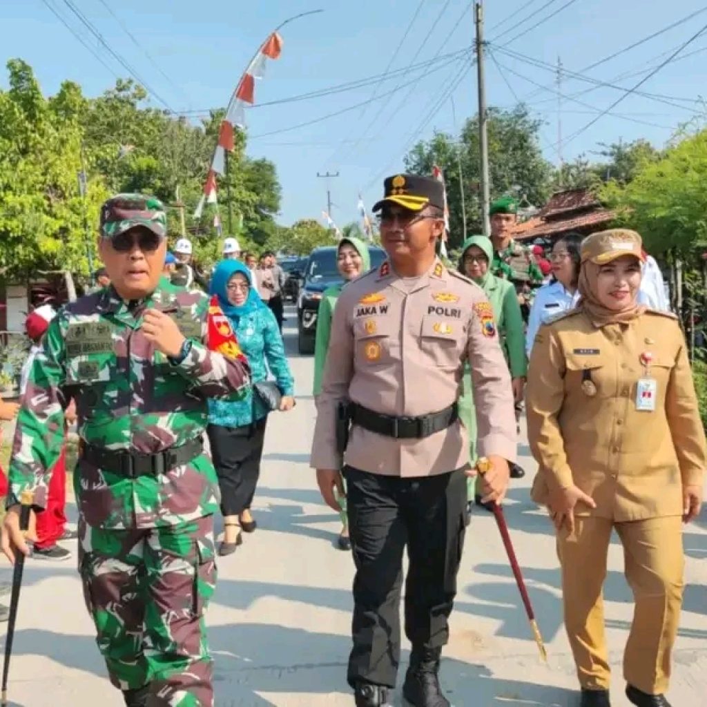 Wakil Bupati Blora, Tri Yuli Setyowati di TMMD Sengkuyung II tahun 2024. Foto: Istimewa