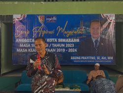 Gelar Reses, Anggota DPRD Kota Semarang, Agung Prayitno: Aspirasi Masyarakat Harus Didengarkan 