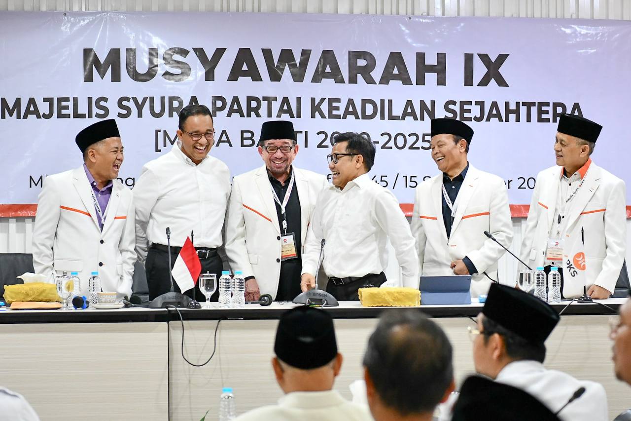 PKS resmi menyatakan dukungan pada Anies-Cak Imin maju Pilpres 2024. (Foto: Twitter @PKSejahtera).