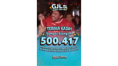 TUTURPEDIA - Film Komedi GJLS: Ibuku Ibu-Ibu Tembus 500 Ribu Penonton, Gelombang Tawa Pecah di Seluruh Indonesia!