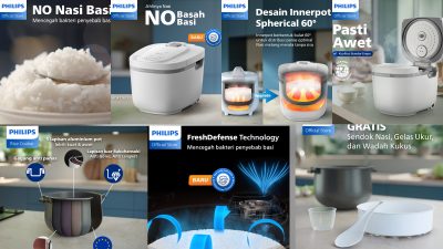 TUTURPEDIA - Teknologi FreshDefense 2.0 Philips Rice Cooker Buktikan No Basah No Basi, Cetak Rekor MURI!