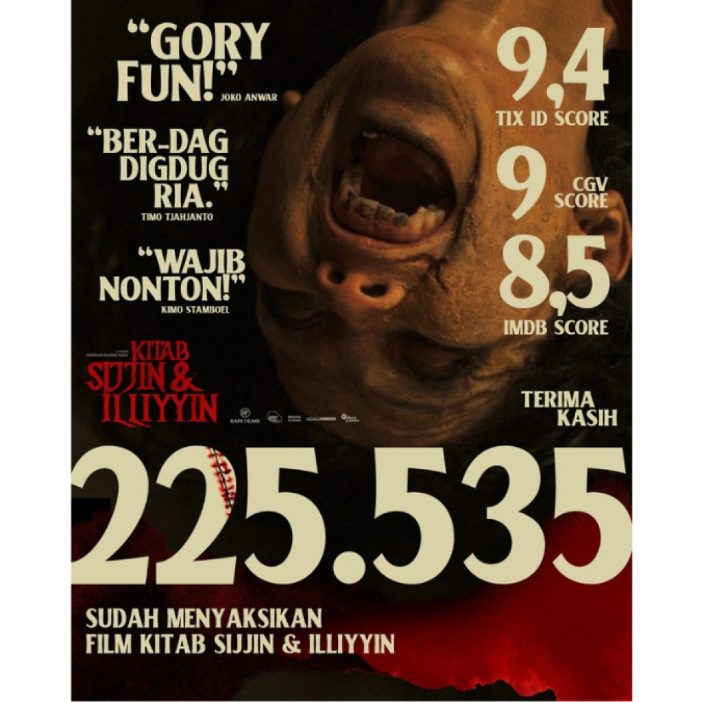 TUTURPEDIA - “Kitab Sijjin & Illiyyin” Tembus 225 Ribu Penonton, Hadirkan Promo Beli 1 Gratis 1 Tiket di Akhir Pekan!