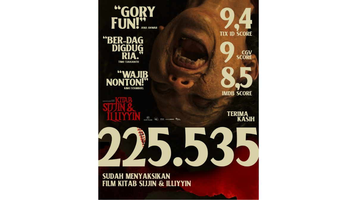 TUTURPEDIA - “Kitab Sijjin & Illiyyin” Tembus 225 Ribu Penonton, Hadirkan Promo Beli 1 Gratis 1 Tiket di Akhir Pekan!