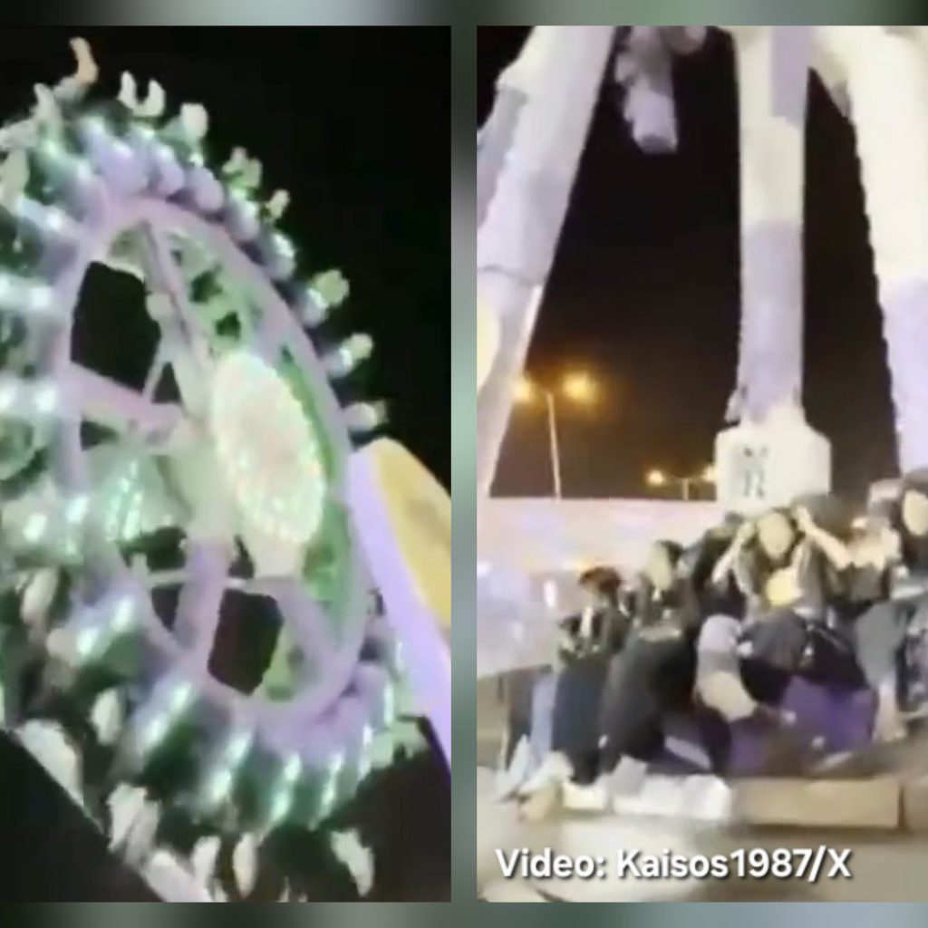TUTURPEDIA - Wahana 360° Ride di Taif Saudi Arabia Patah Saat Beroperasi, 23 Orang Terluka