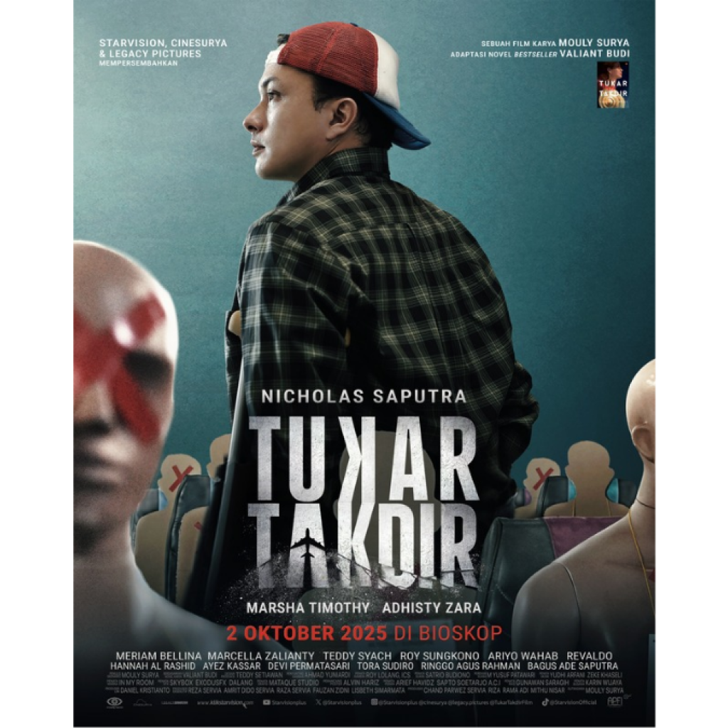 TUTURPEDIA - Teaser Film Tukar Takdir Resmi Dirilis, Dibintangi Nicholas Saputra, Marsha Timothy, dan Adhisty Zara