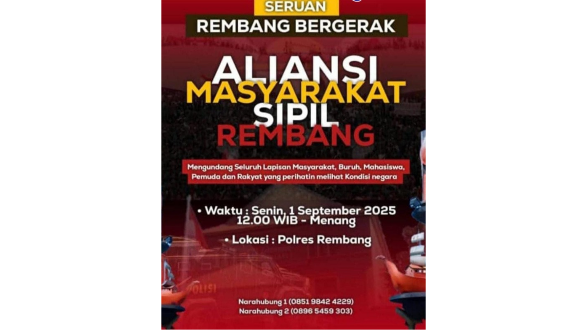 TUTURPEDIA - Beredar Seruan Rembang Bergerak, Ini Fakta di Lapangan