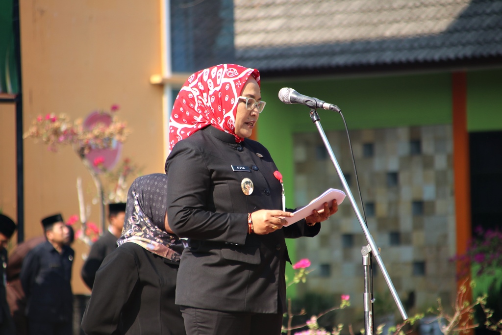 Wakil Bupati Blora sampaikan pesan dari Menpora di Peringatan Sumpah Pemuda. Foto: Istimewa