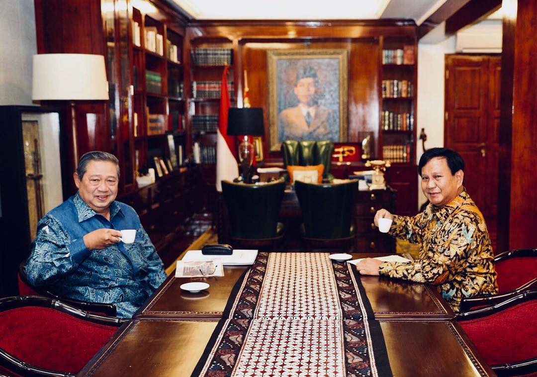 SBY siap dukung Prabowo dalam kontestasi Pilpres 2024. FOTO: Instagram.com/prabowo