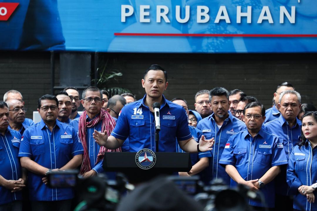 AHY ungkap sebuah candaan pada kader Partai Demokrat. FOTO: Instagram.com/agusyudhoyono