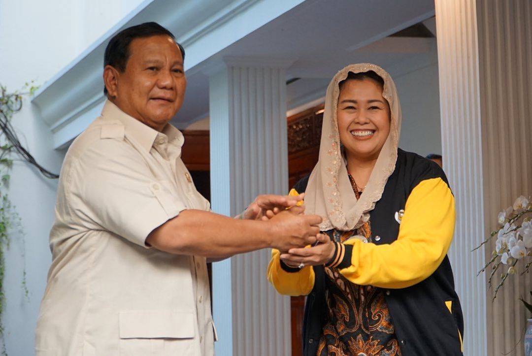Yenny Wahid bertemu Bacapres Koalisi Indonesia Maju, Prabowo Subianto. (Foto: Instagram @prabowo)