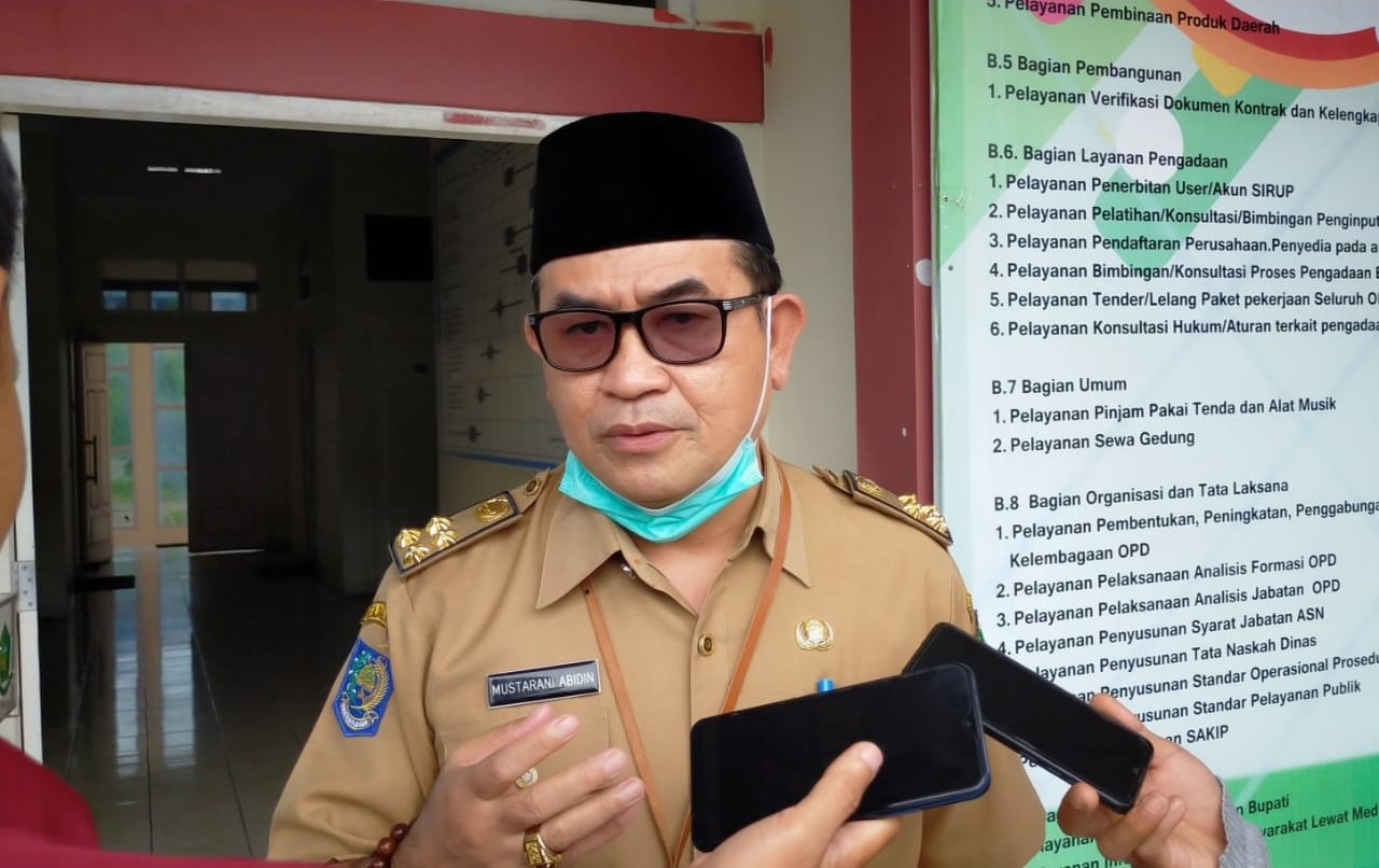 Sekretaris Daerah (Sekda) Lebong, H Mustarani Abidin, SH, M.Si. Foto: Dok. Riki Santoso.