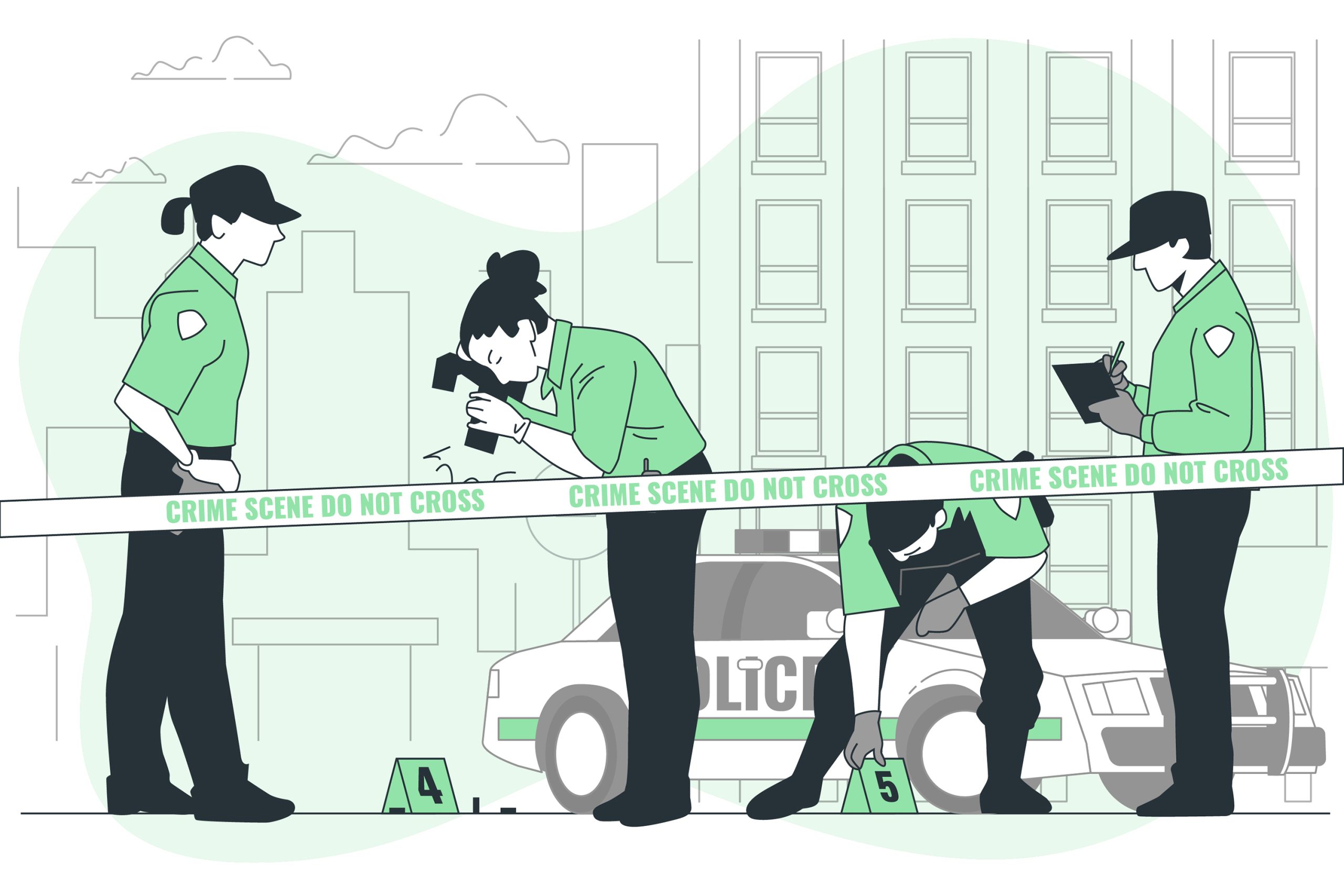 Kematian mahasiswi kedokteran hewan Unair menyisakan misteri. Foto: Freepik.com/storyset