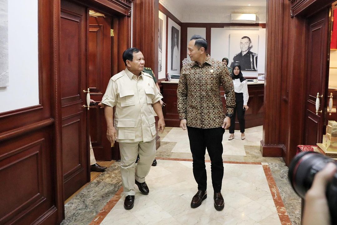 AHY dan Demokrat menolak dengan tegas soal usulan hak angket Pilpres 2024. Foto: instagram.com/agusyudhoyono