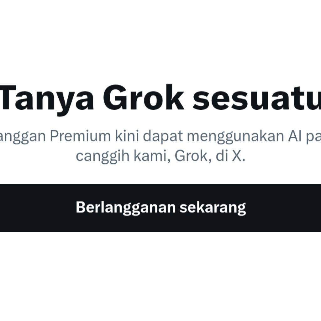AI buatan Elon Musk akan semakin terintegrasi dengan X. Foto: Tangkapan Layar X