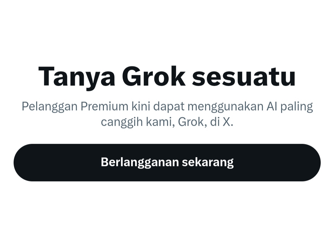 AI buatan Elon Musk akan semakin terintegrasi dengan X. Foto: Tangkapan Layar X