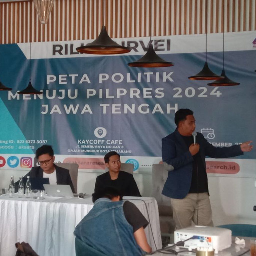 AKSARA Research sebut Jawa Tengah jadi medan pertempuran Pilpres 2024. Foto: Dok. CR3