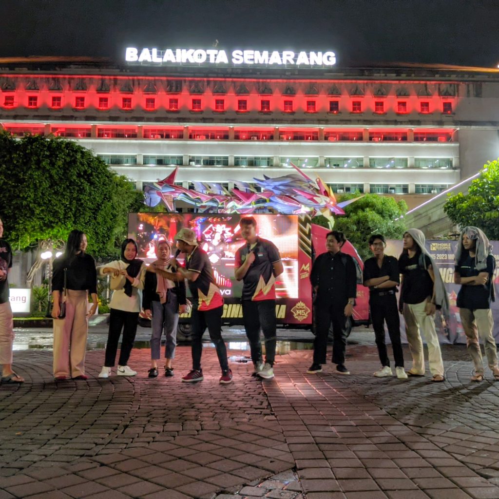 Intip Keseruan Acara Nonton Bareng ‘M5 World Championship’ di Balaikota Semarang