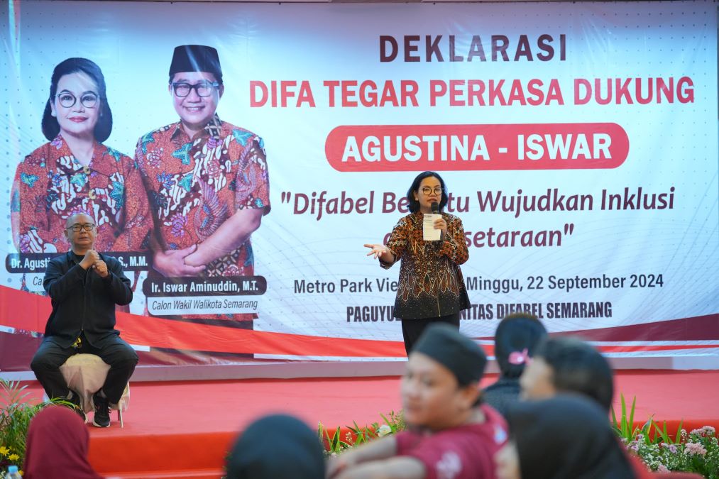 TUTURPEDIA - Agustina-Iswar Janjikan Rumah Insipirasi di Setiap Kecamatan Kota Semarang untuk Para Disabilitas