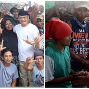 Cagub Jateng Ahmad Luthfi Blusukan ke TPA Jatibarang Temui Para Pemulung