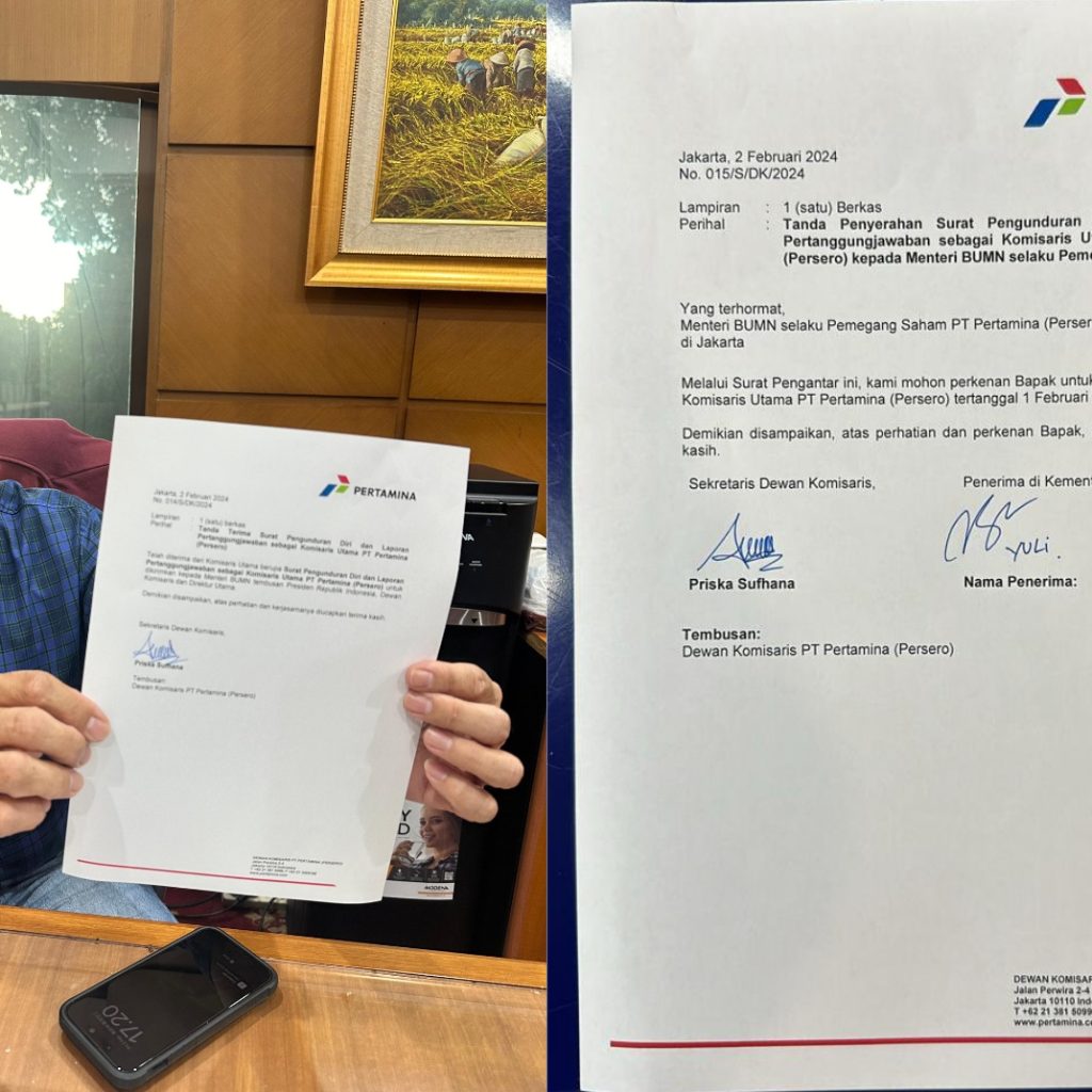 Ahok Resmi Mundur dari Komisaris Utama Pertamina untuk Dukung Paslon Ganjar-Mahfud