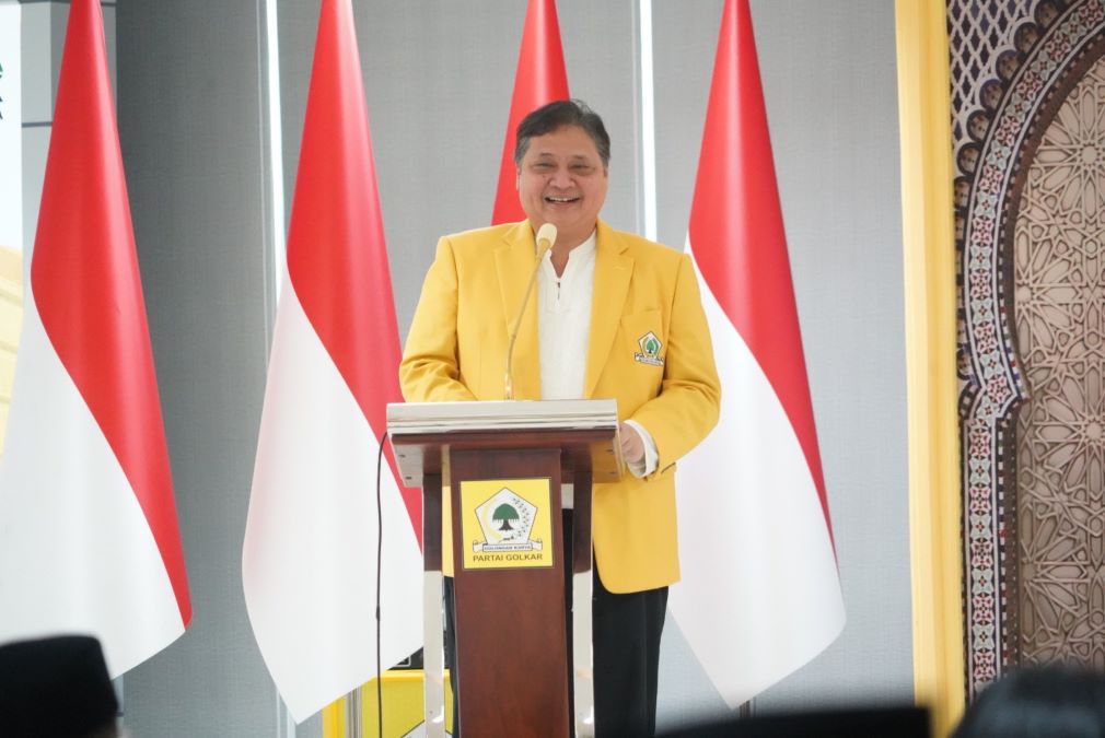 Airlangga Hartarto mundur sebagai Ketua Umum Golkar. Foto: x.com/golkar_id