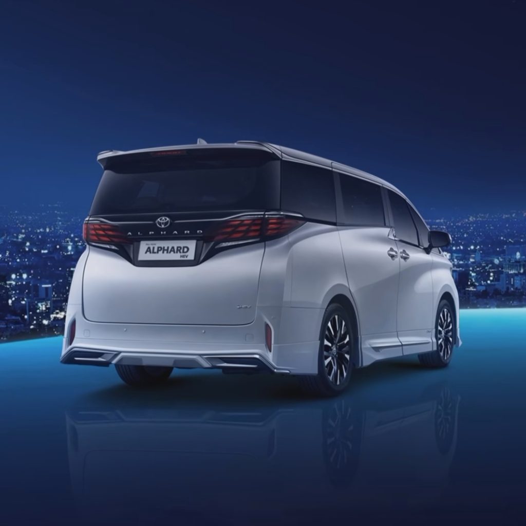 All New Alphard HEV. (Foto: Tangkapan layar reels Instagram @toyotaid)