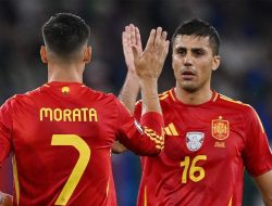 UEFA Putuskan Sanksi Larangan Bertanding untuk Alvaro Morata dan Rodri