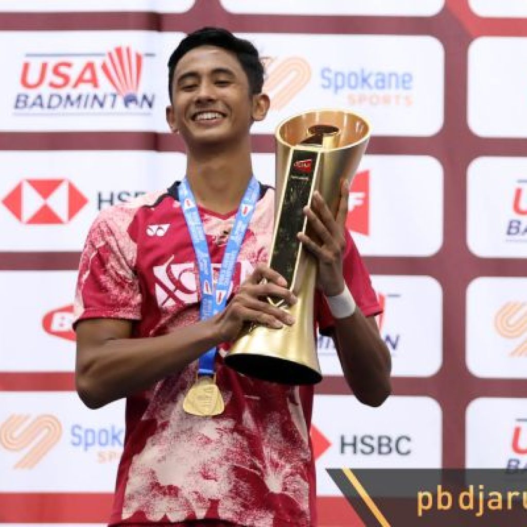 Alwi Farhan menang di Kejuaraan Dunia Junior 2023, raih emas untuk Indonesia. FOTO: pbdjarum.org