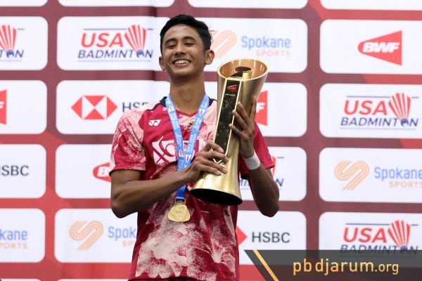 Alwi Farhan menang di Kejuaraan Dunia Junior 2023, raih emas untuk Indonesia. FOTO: pbdjarum.org