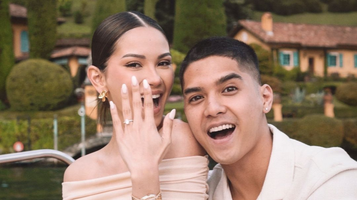 Al Ghazali melamar Alyssa Daguise di Lake Como. Foto: instagram.com/alghazali7