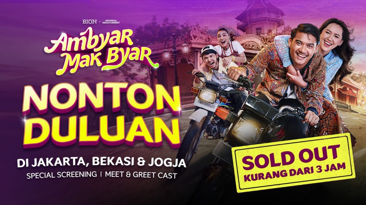 Film Ambyar Mak Byar tayang 9 Januari 2025. Foto: Istimewa
