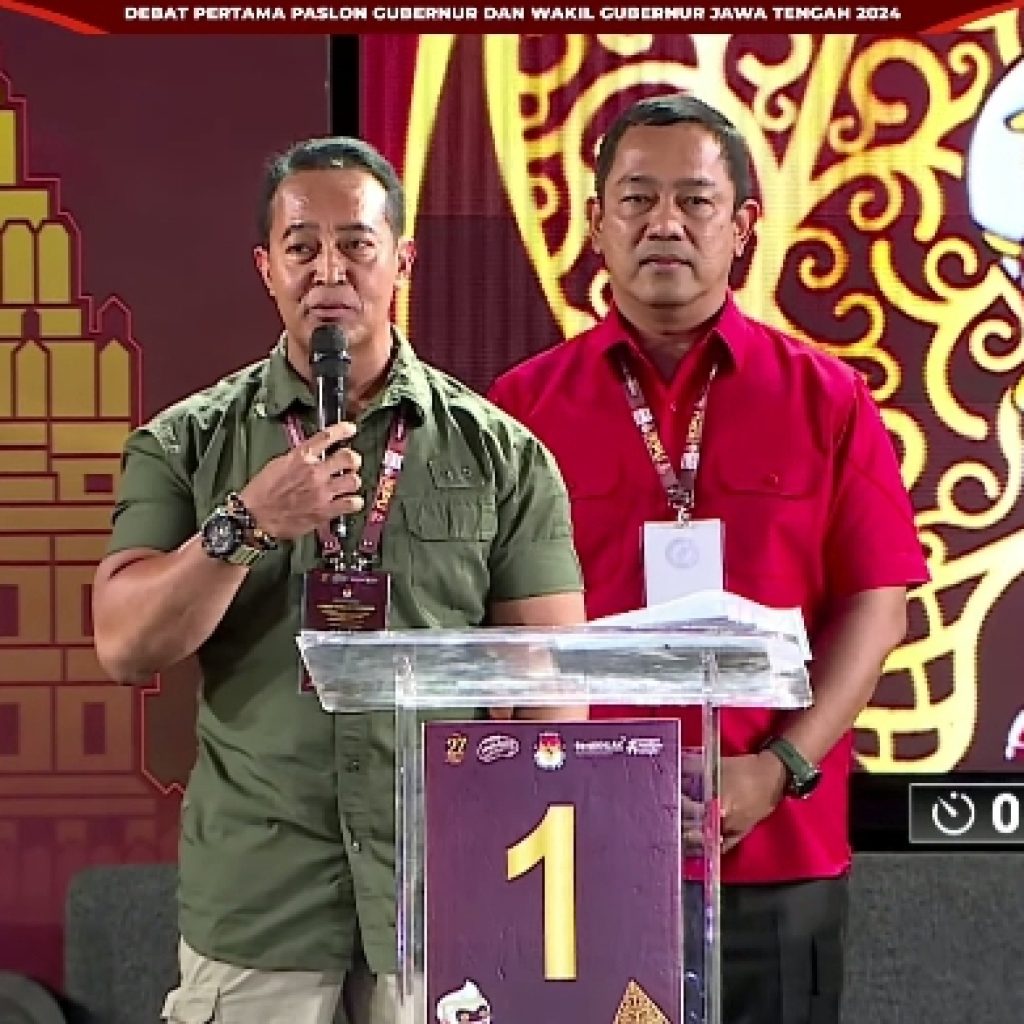 Andika Perkasa dan Hendrar Prihadi unggul dalam survei Pilgub Jateng. Foto: Tangkapan Layar YouTube KPU Jateng